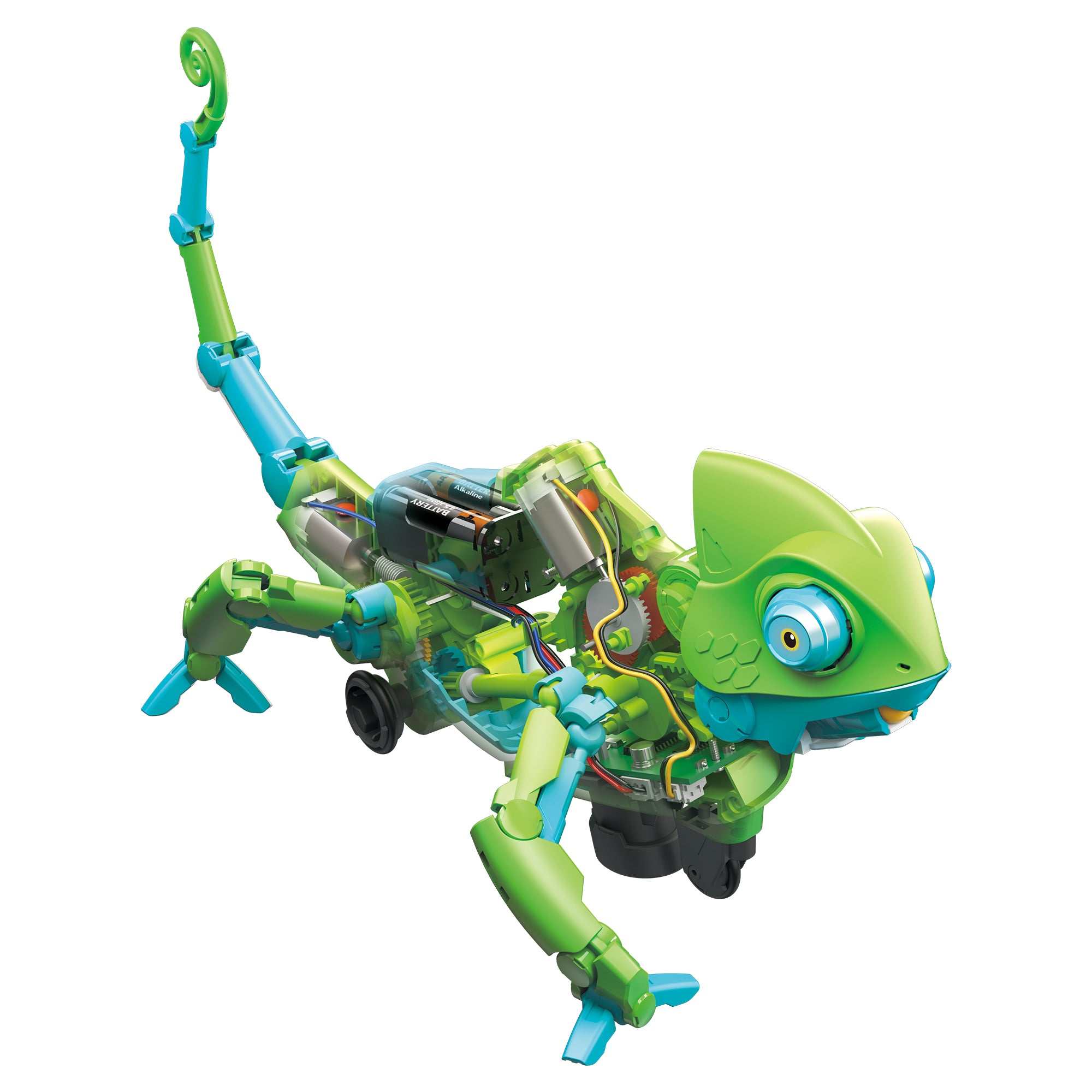 My Robotic Pet Coding Chameleon educational robotic toy with color-changing, gesture response, and programmable play modes