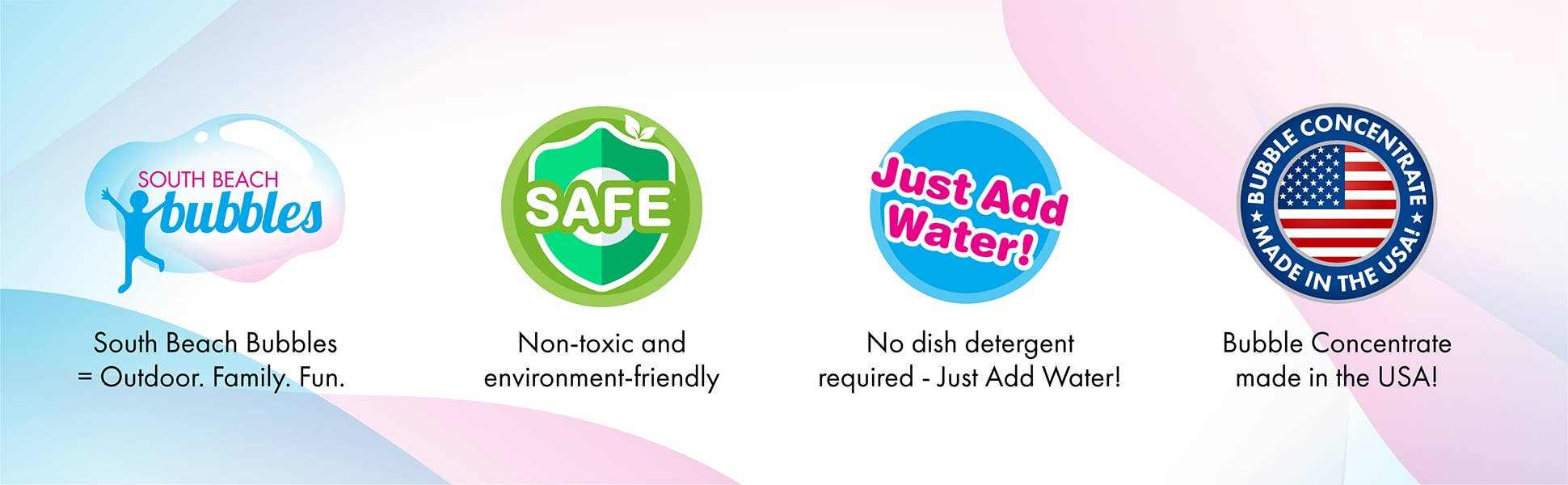 WOWmazing Giant Bubble Kit with safe, non-toxic, eco-friendly bubble concentrate made in the USA, just add water for outdoor family fun