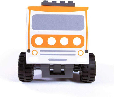 Gears GO! STEM kit motorized vehicle toy with wheels and colorful front panel for kids learning engineering.