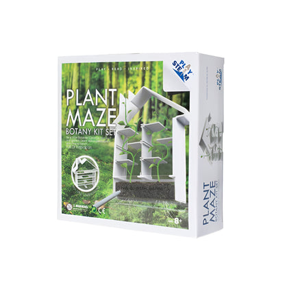 Plant Maze Botany Kit packaging showcasing greenhouse and maze components for educational plant growth exploration.