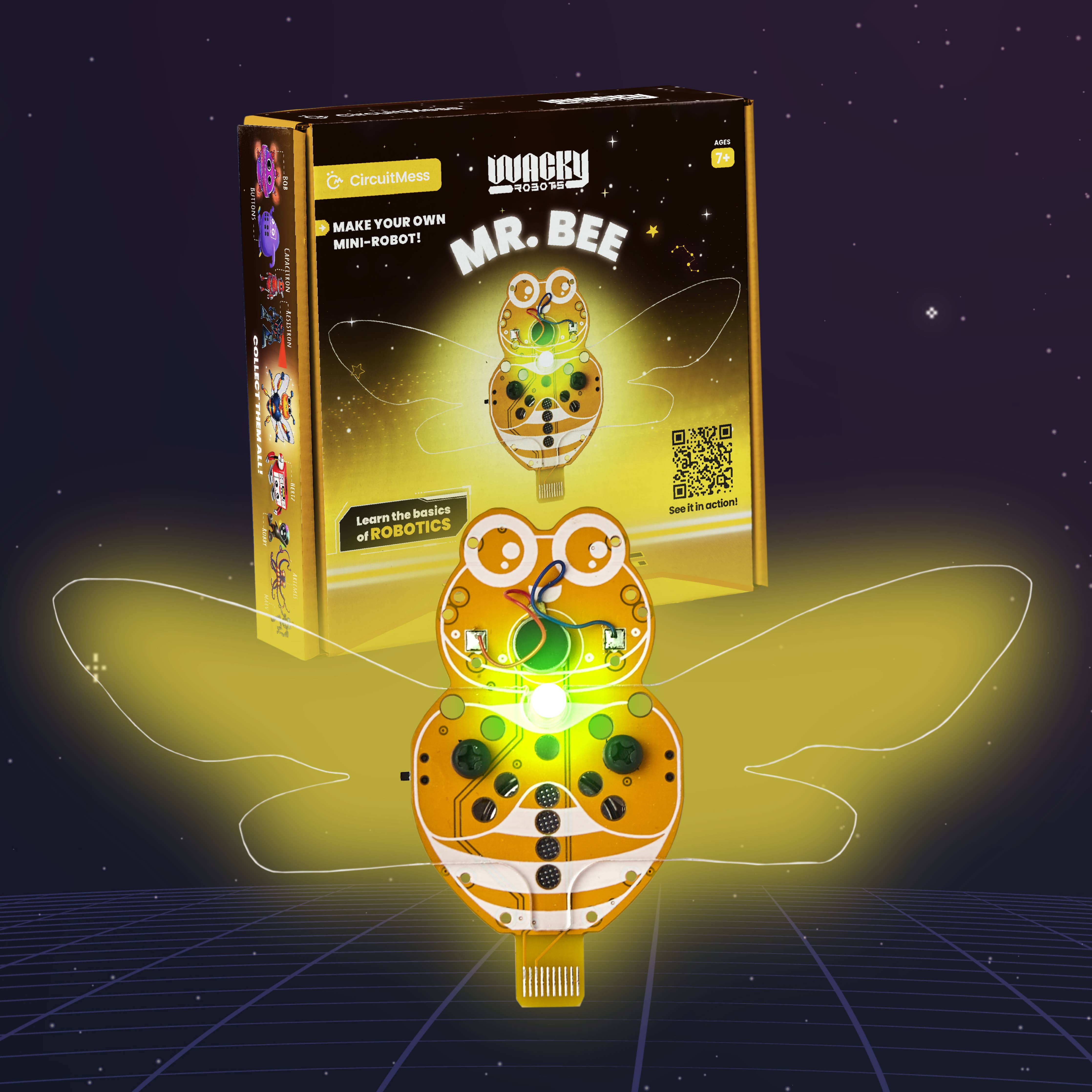 Wacky Robot Mr. Bee - DIY Mini Robot