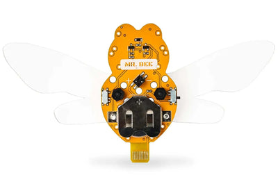 Wacky Robot Mr. Bee DIY electronic mini robot with vibration motor and LED wings