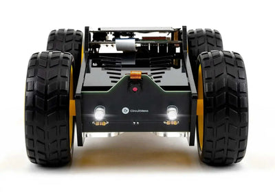 Wheelson AI-powered self-driving robot car kit with large tires and front sensors for autonomous navigation and obstacle detection