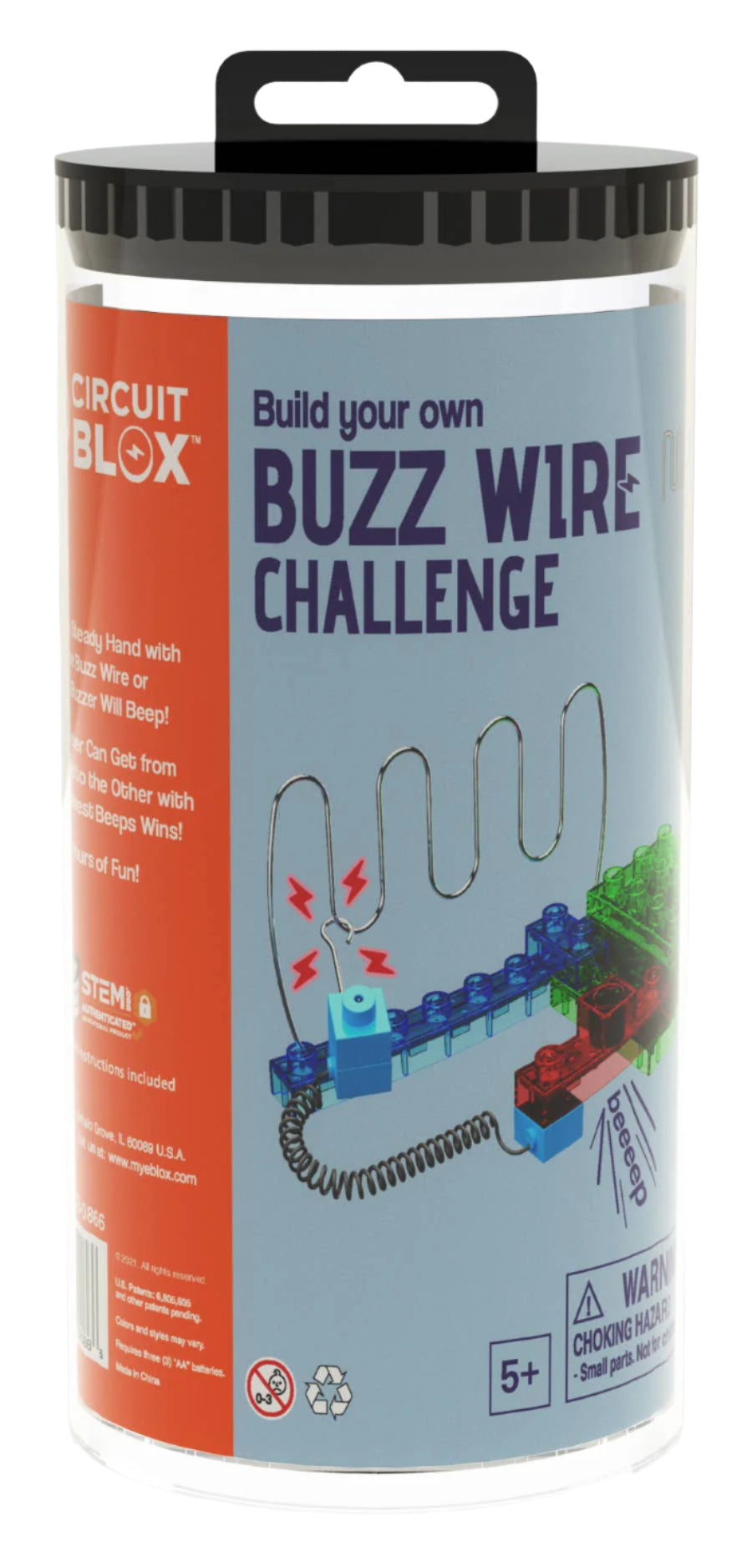 Circuit Blox BYO Buzz Wire Challenge game packaging.
