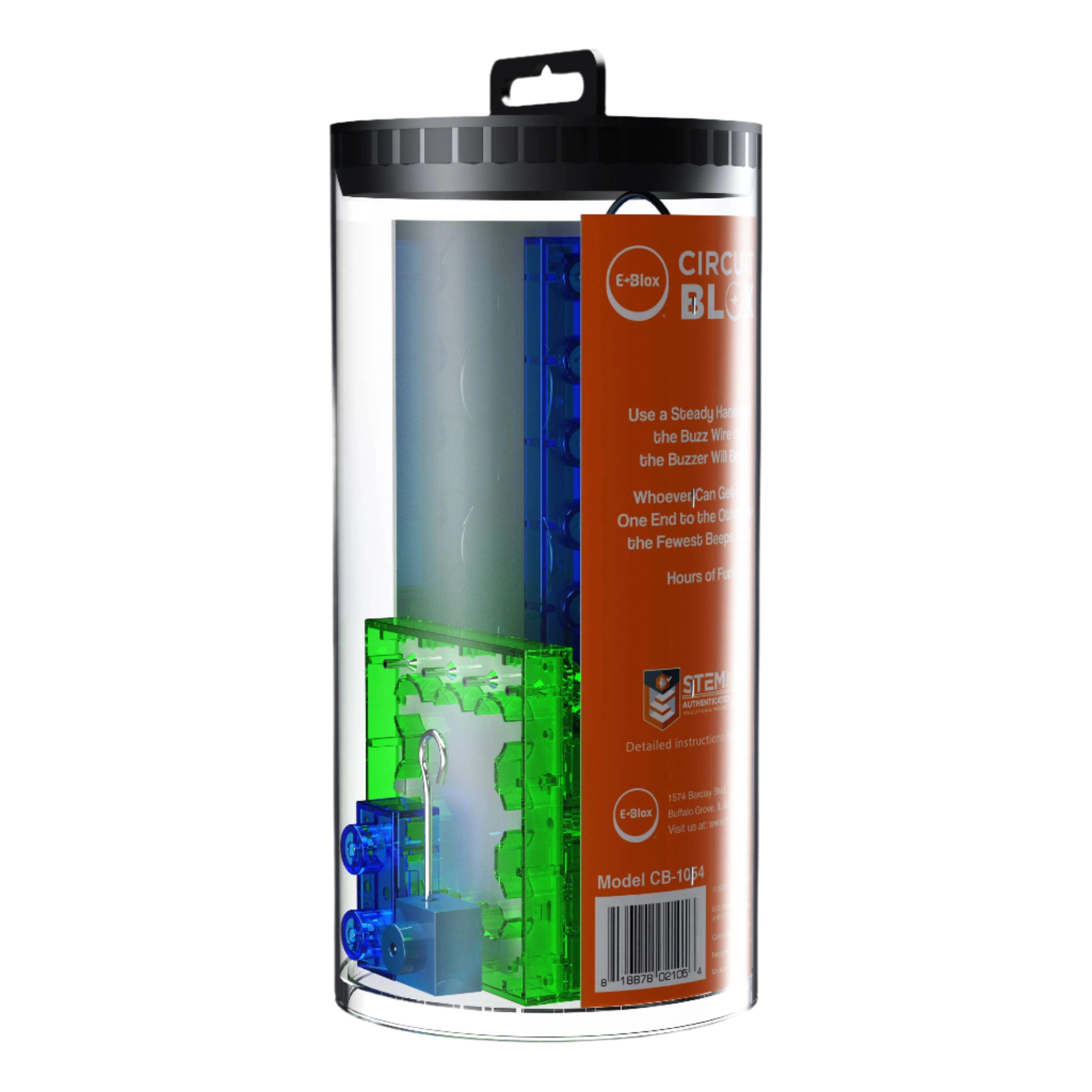 Circuit Blox BYO Buzz Wire Challenge in clear packaging.