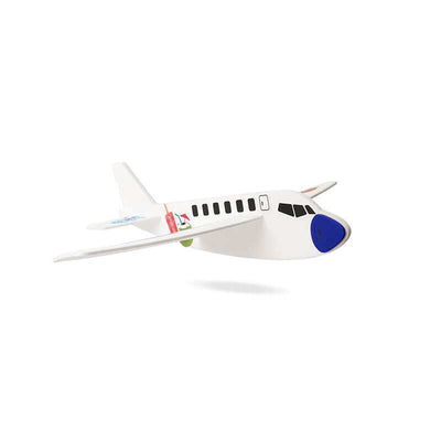 Hula Loop aerobatic stunt plane toy for hand launch with learning booklet and stickers